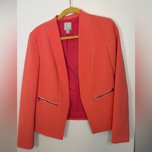 Halogen Vibrant Coral Blazer